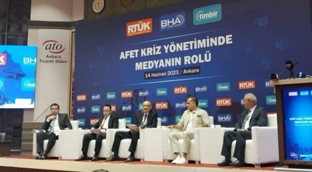 Afet Kriz Yönetiminde Medyanın Rolü Çalıştayı Ankara'da başladı.