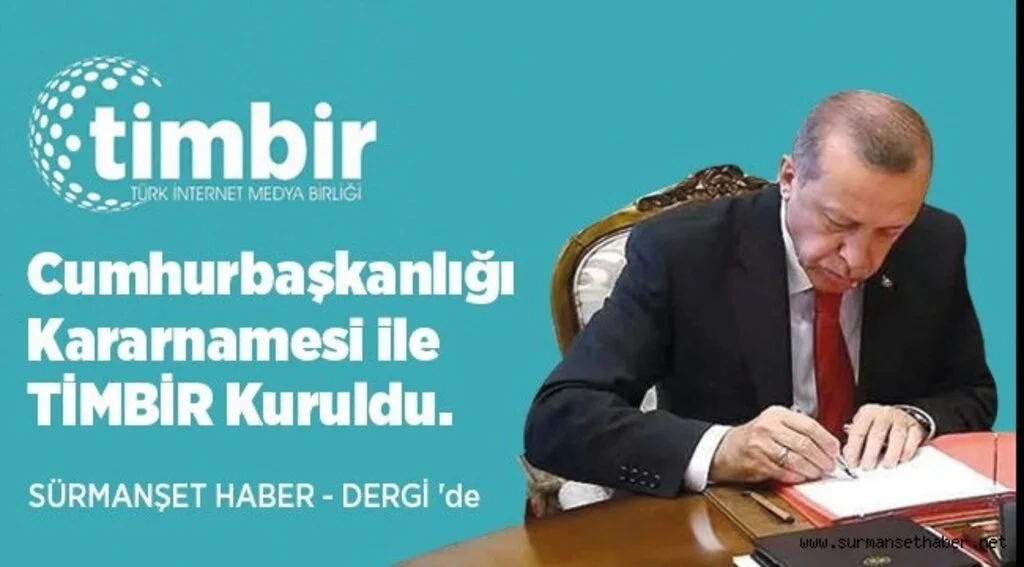 Cumhurbaşkanlığı Kararnamesi ile Türkiye'nin En Büyük Birliği TİMBİR Kuruldu.