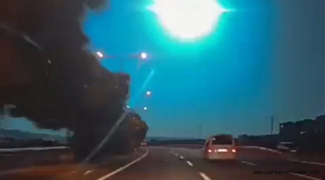 Elazığ’da Gök Taşı Düşüş Anı Kameralara Yansıdı