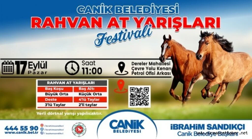 Heybetli Canik Atları Sahneye Çıkıyor 
