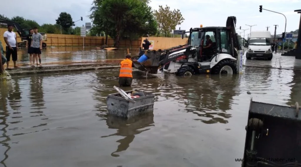 Samsun'da Sel Afetine Hızla Müdahale 