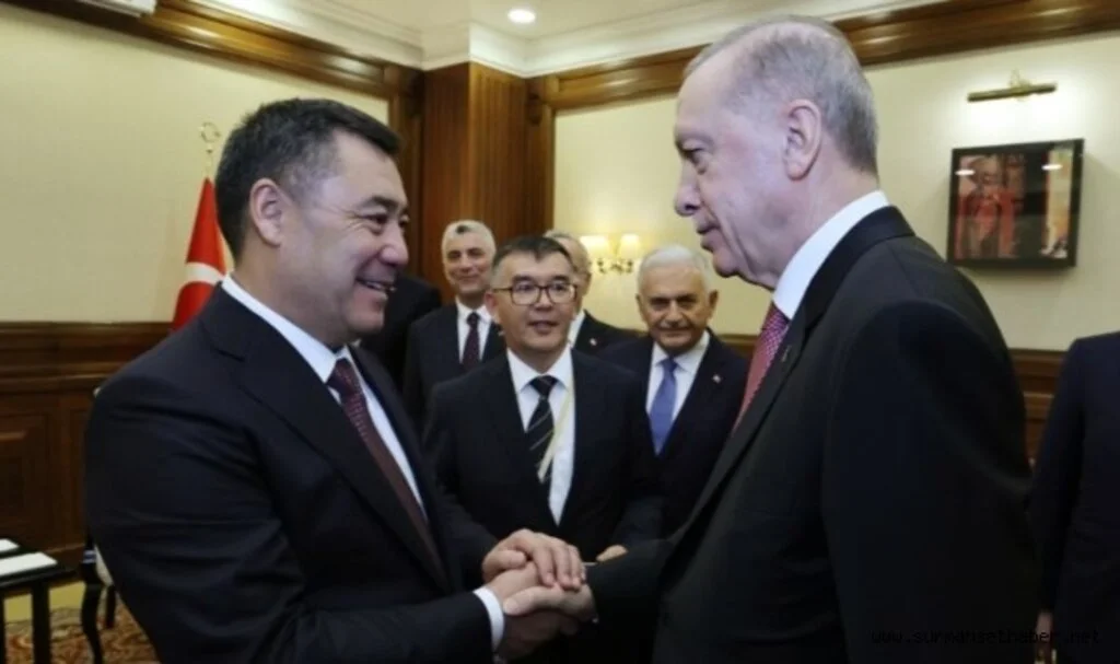 Cumhurbaşkanı Erdoğan Kırgız mevkidaşı ile görüştü