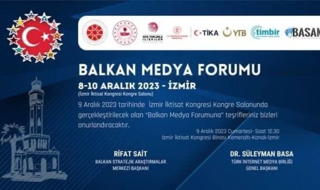 İzmir’de “Balkan Medya Forumu” düzenleniyor