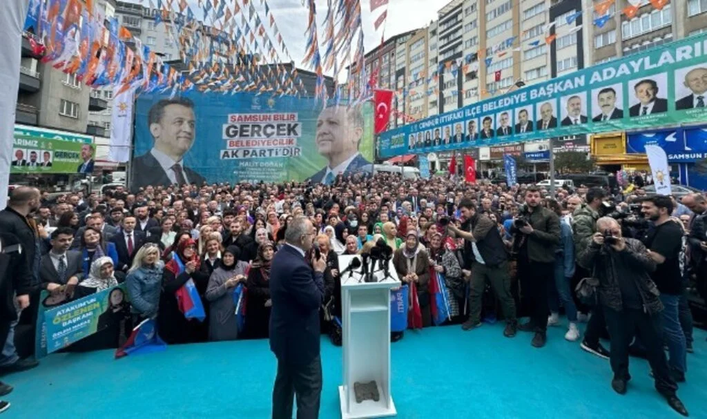 AK PARTİ SAMSUN SEÇİM KOORDİNASYON MERKEZİ'NE COŞKULU AÇILIŞ 