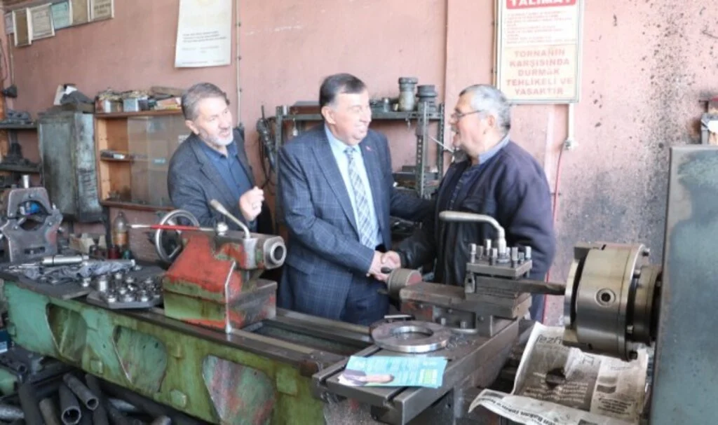 Cumhur İttifakı Havza Belediye Başkan Adayı İkiz’den sanayi ziyareti