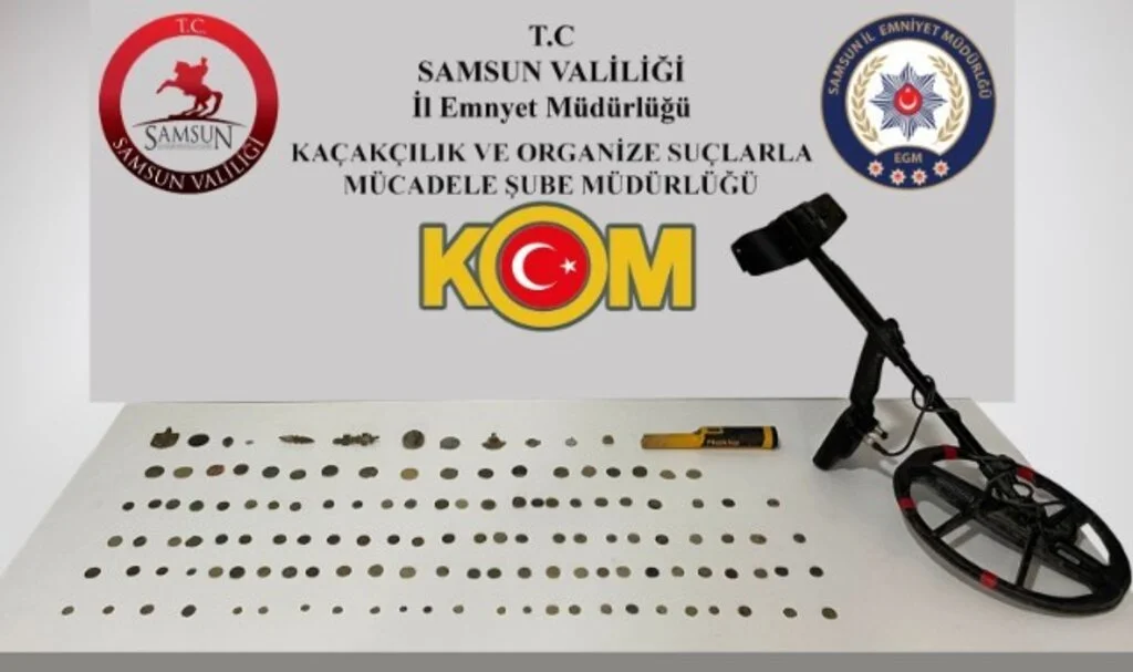 SAMSUN POLİSİ PAHA BİÇİLEMEYEN TARİHİ ESERLER ELEGEÇİRDİ 