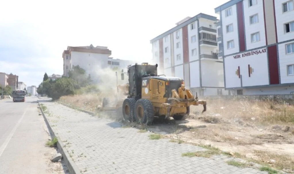 İlkadım'da yangınlara temizlik önlemi