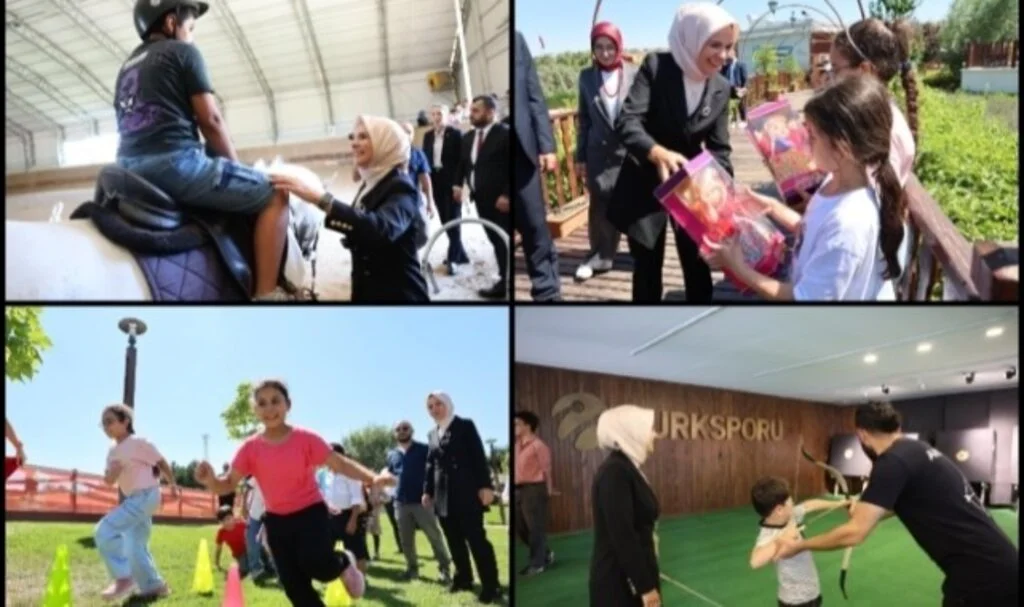 Bakan Mahinur Özdemir Göktaş, Filistinli çocuklarla buluştu