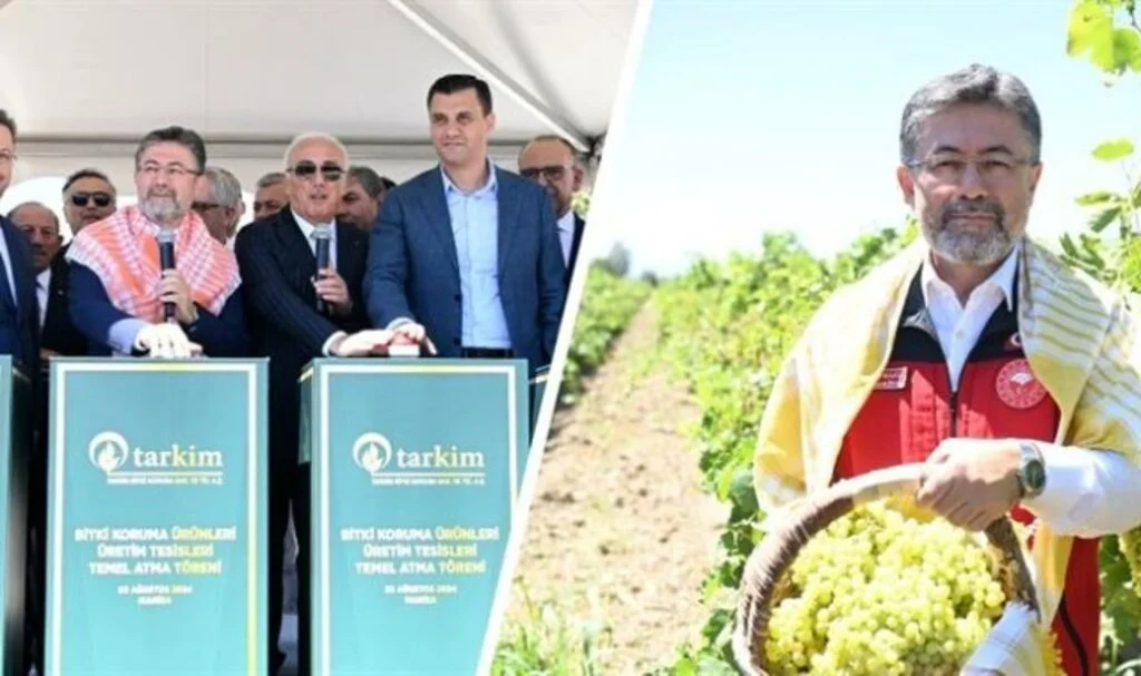 Bakan Yumaklı, Manisa'da Bitki Koruma Ürünleri Üretim tesisleri Temel Atma Törenine Ve Üzüm Hasadına Katıldı