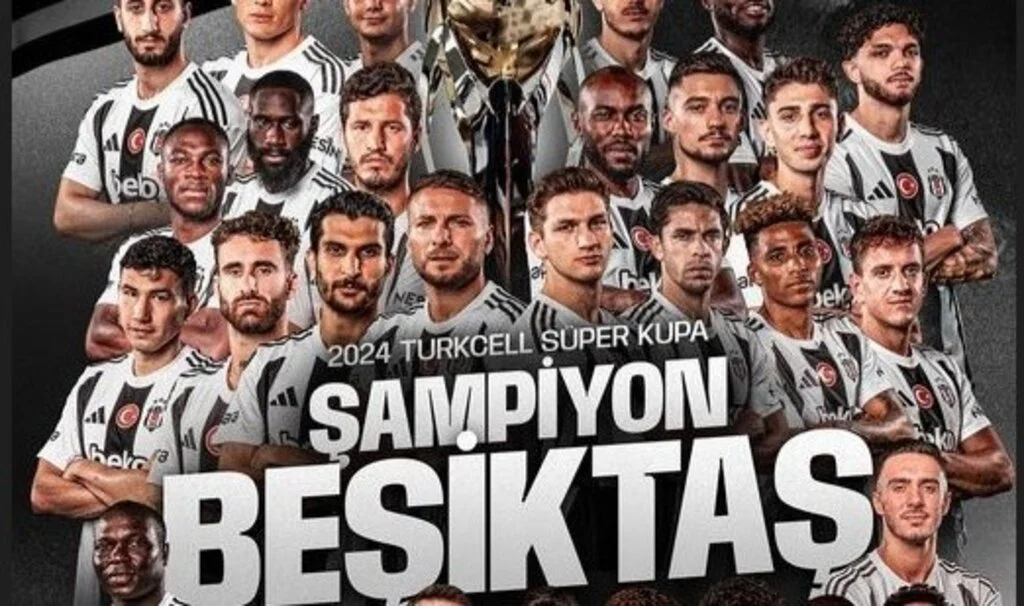 Beşiktaş 5 golle Süper Kupa’yı aldı