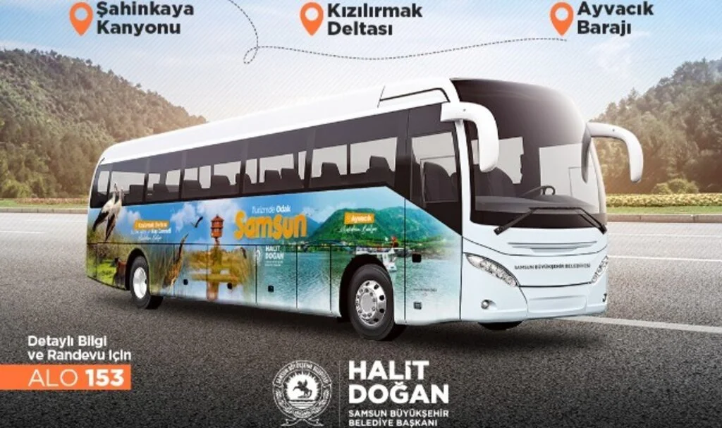 Büyükşehir'den "Odak Samsun" Turizm Otobüsleri