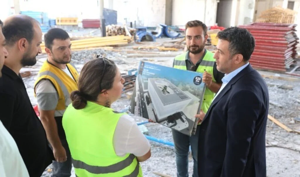 Samsun Şehir Kütüphanesi Hızla Yükseliyor