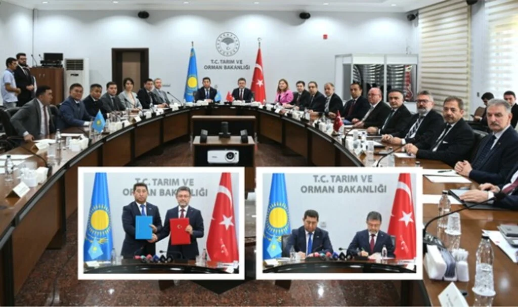 Tarım ve Orman Bakanı Yumaklı, Kazakistan Tarım Bakanı Saparov İle Bir Araya Geldi