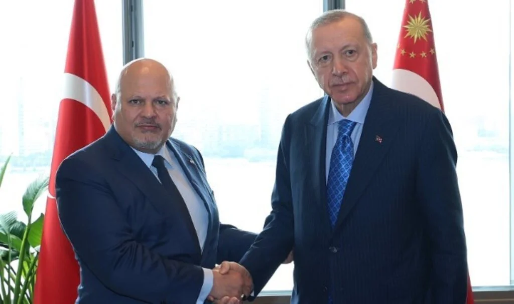 Cumhurbaşkanı Erdoğan, ABD’de Uluslararası Ceza Mahkemesi Başsavcısı Karim Khan’ı kabul etti