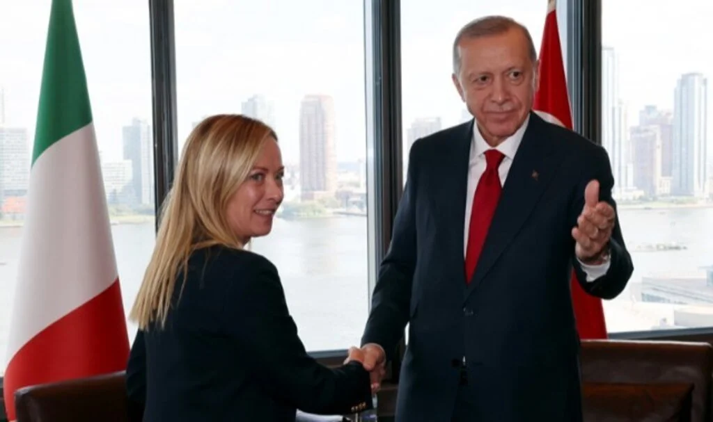 Cumhurbaşkanı Erdoğan, İtalya Başbakanı Meloni ile görüştü