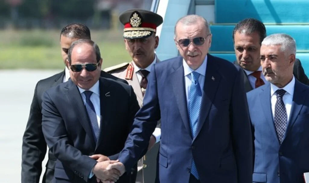 Cumhurbaşkanı Erdoğan, Mısır Cumhurbaşkanı es-Sisi’yi karşıladı