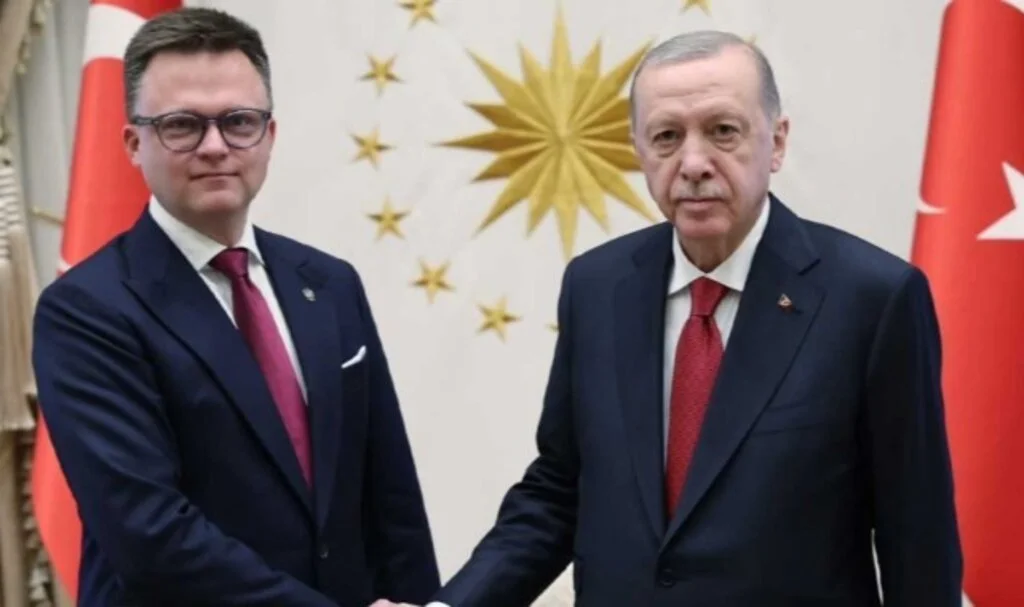 Cumhurbaşkanı Erdoğan, Polonya Meclis Başkanı Holownia’yı kabul etti