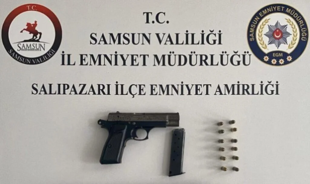 Salıpazarı'nda Silah Operasyonu: 1 Kişiye Adli İşlem