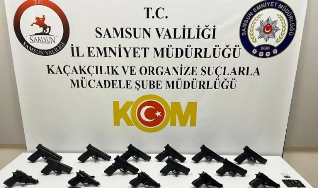Samsun'da Kaçak Silah Operasyonu: 2 Şüpheli Yakalandı