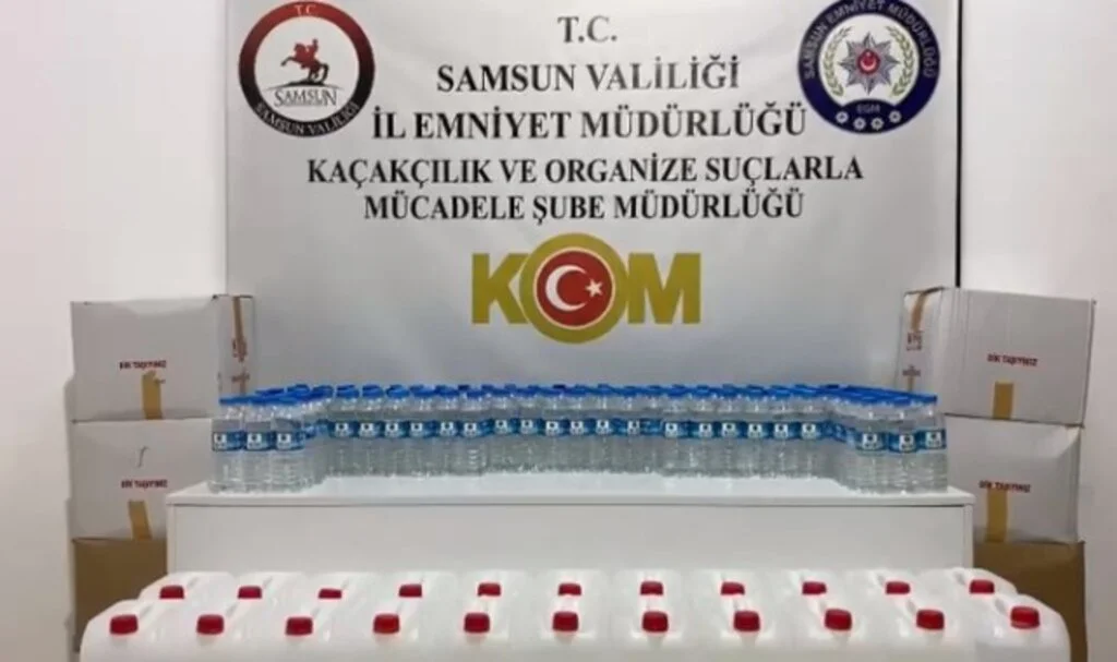 Samsun'da Sahte İçki Baskını!