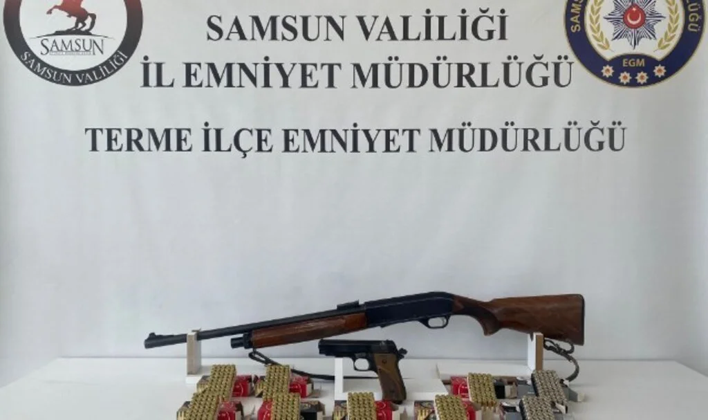 Terme'de Silah Operasyonu: Çok Sayıda Mühimmat Ele Geçirildi