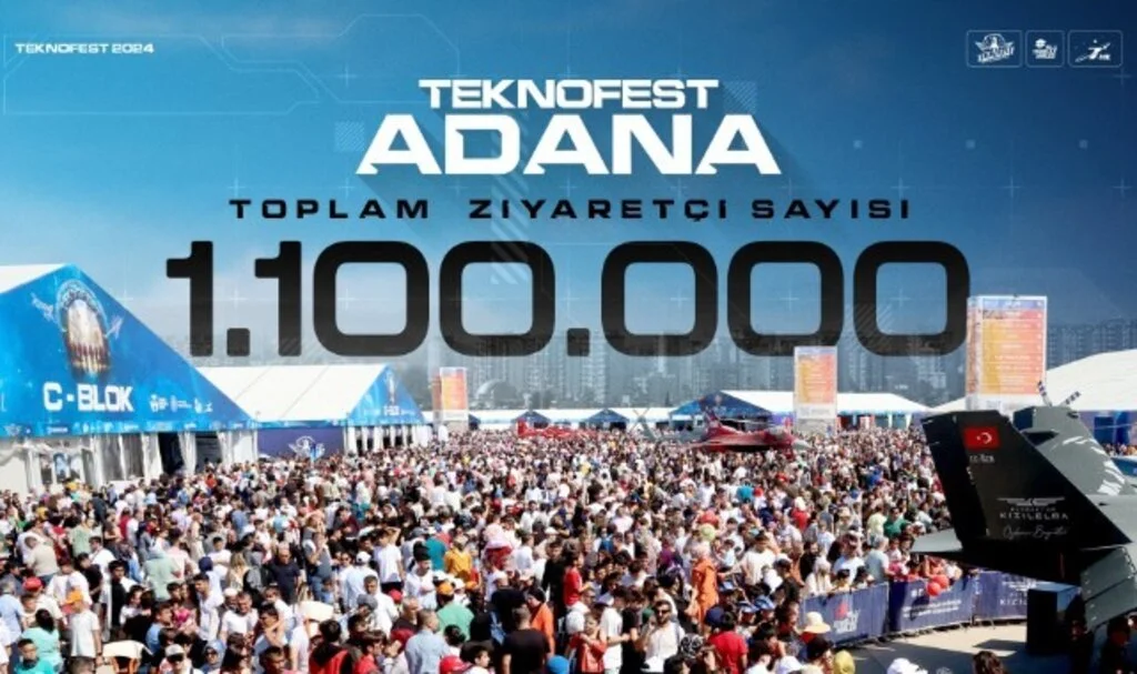 Adana’da gerçekleşen TEKNOFEST sona erdi: 1 Milyondan fazla ziyaretçiye ev sahipliği yaptı