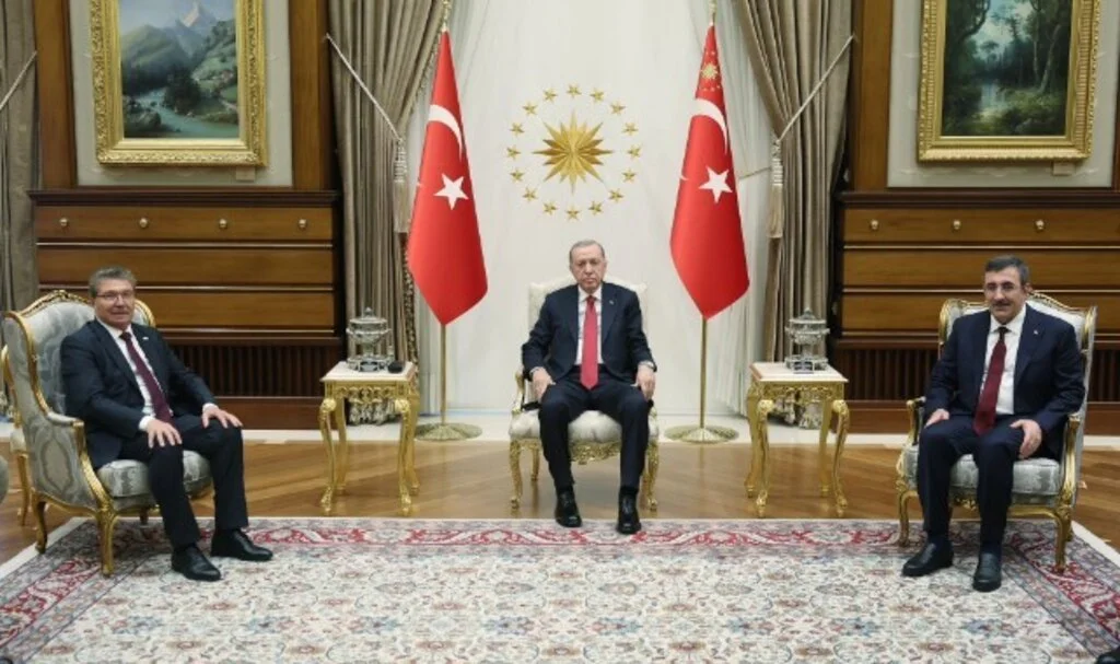 Cumhurbaşkanı Erdoğan, KKTC Başbakanı Ünal Üstel’i kabul etti