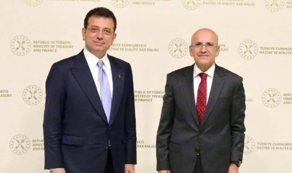Ekrem İmamoğlu, Bakan Mehmet Şimşek’le bir araya geldi