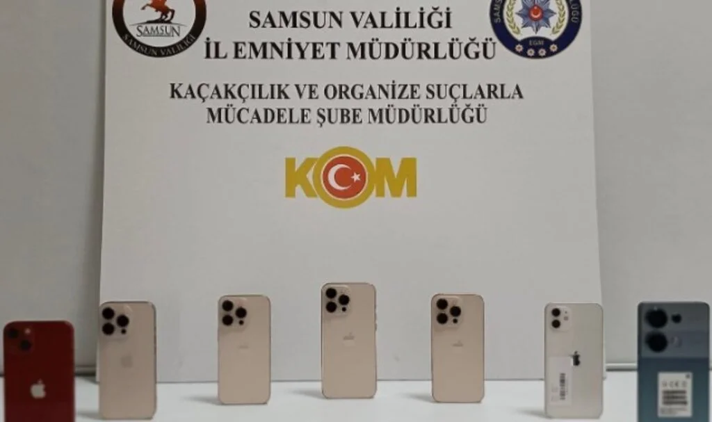 İlkadım’da Kaçak Cep Telefonu Operasyonu: 7 Adet Akıllı Telefon Ele Geçirildi