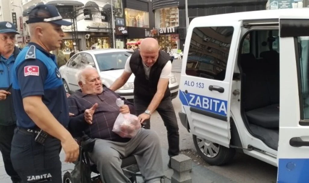 'İlkadım Zabıtası'ndan gönüllere dokunan hareket'