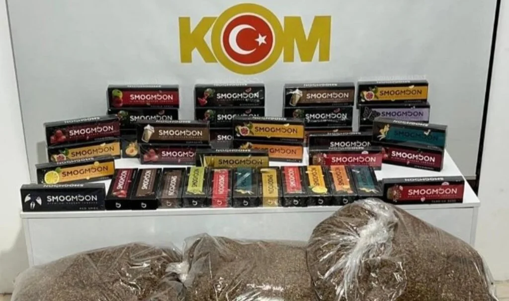 Samsun'da 410 paket kaçak tütün ele geçirildi!