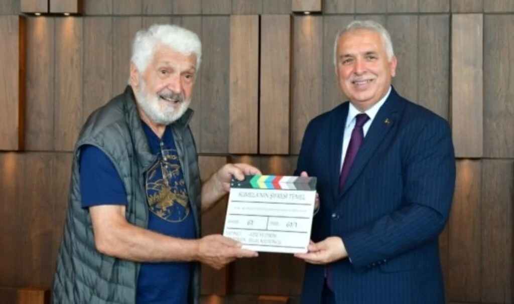 Trabzon valisi Valisi, “Sümela’nın Şifresi Temel” Filmi Oyuncuları ile Bir Araya Geldi