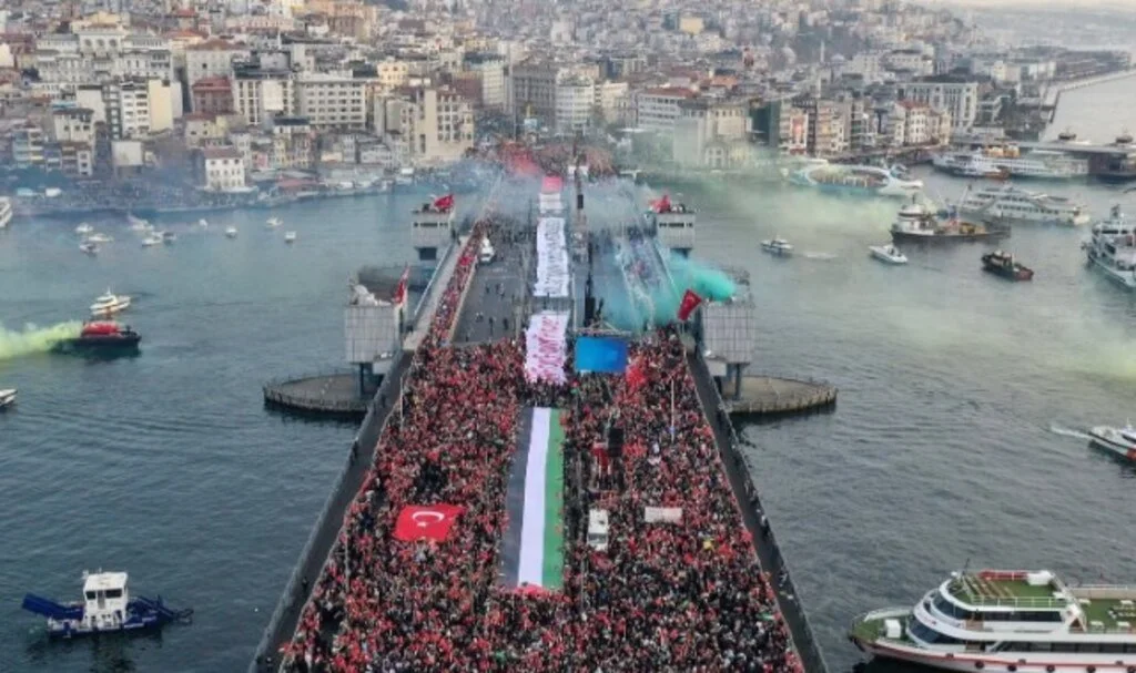 Türkiye genelinde 6 Ekim pazar günü Filistin’e destek yürüyüşleri düzenlenecek