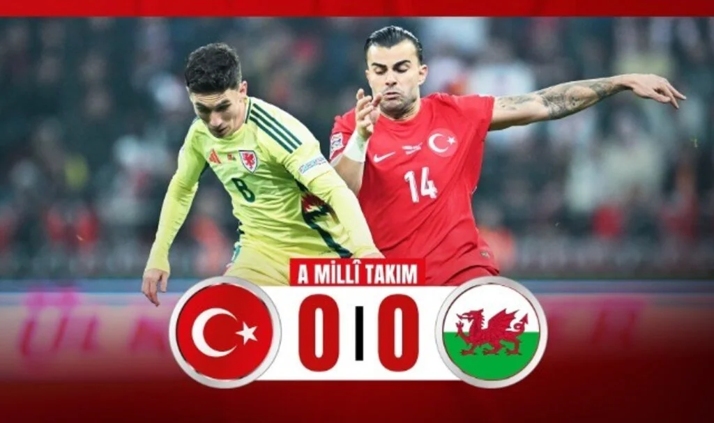 A Milli Takım, Galler ile Berabere Kalarak A Ligi Play-Off'larını Garantiledi