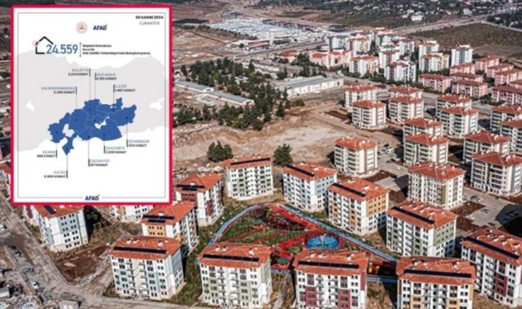 AFAD’dan açıklama: 24 bin 559 deprem konutu daha hak sahipleriyle buluşturulacak