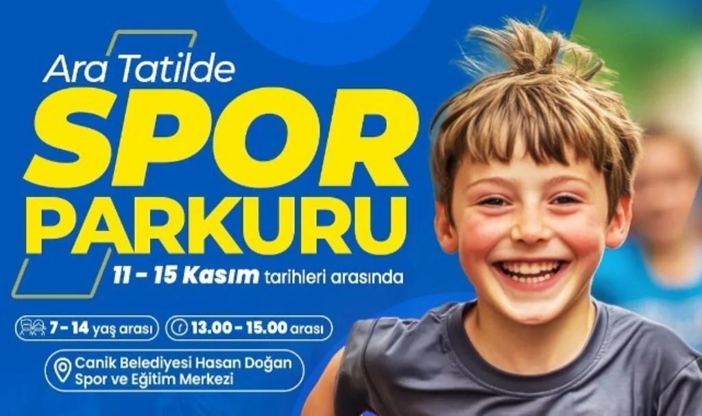 Canik'te Ara Tatil Heyecanı Başlıyor 