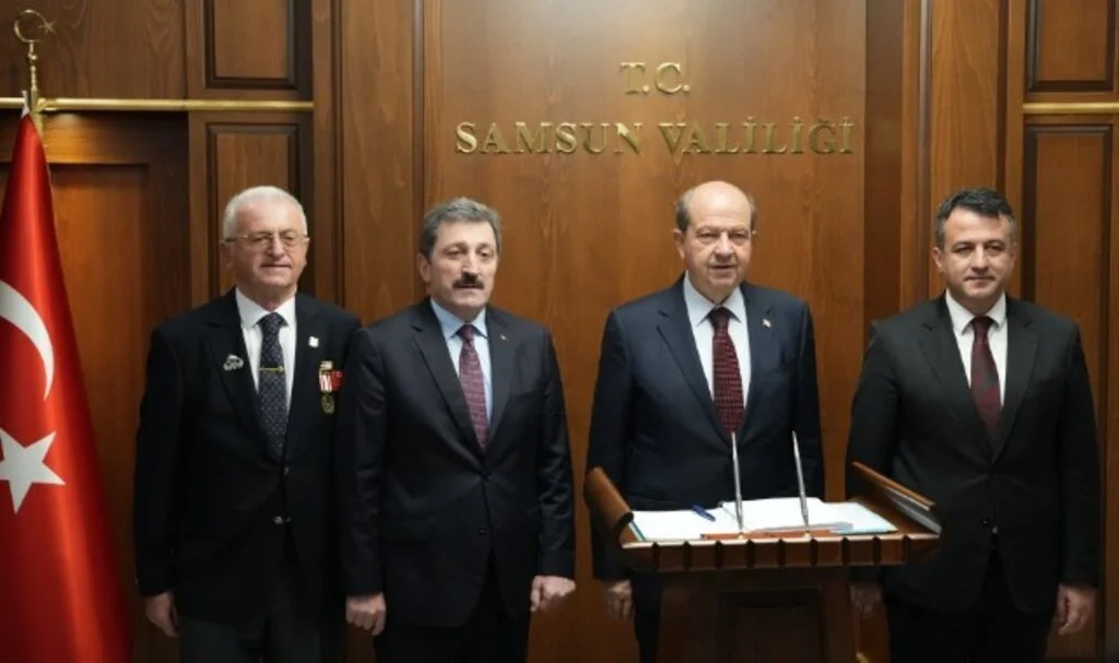 Kuzey Kıbrıs Türk Cumhuriyeti Cumhurbaşkanı Ersin Tatar, Samsun'da!