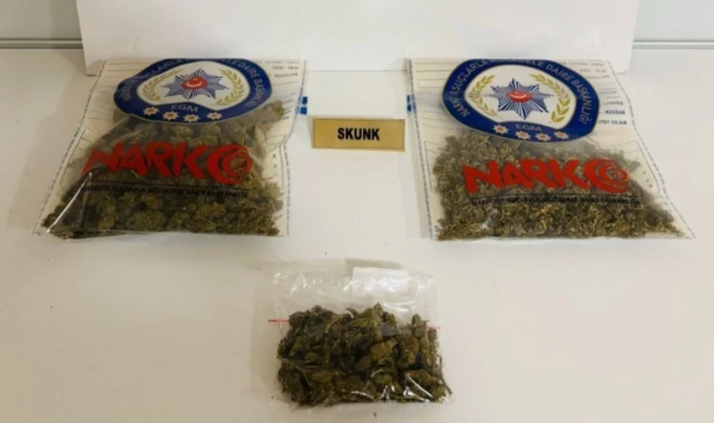 İlkadım’da 310 Gram Skunk Ele Geçirildi