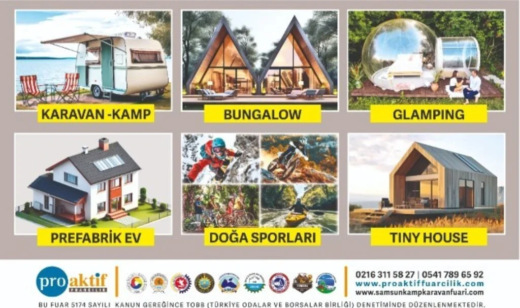 Samsun da Kamp Karavan Fuarı 