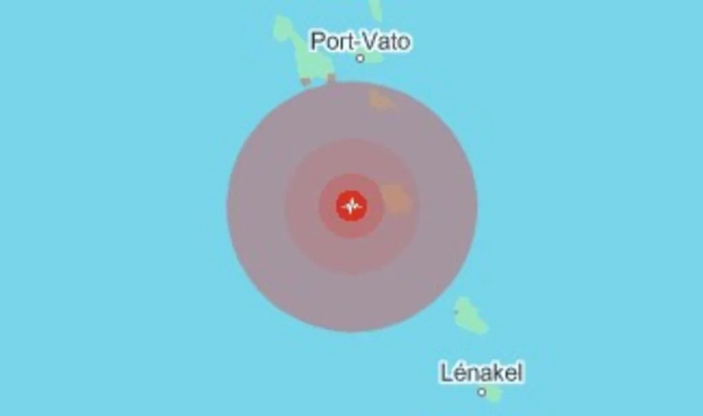 Pasifik Vanuatu’da 7,3 büyüklüğünde deprem, Tsunami Uyarısı Yapıldı