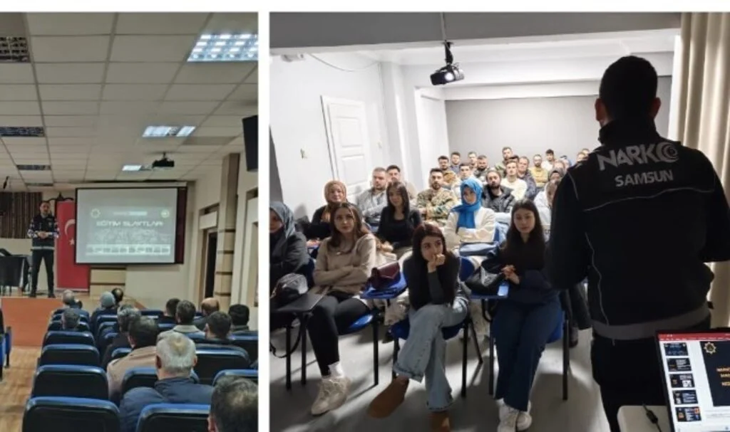 Samsun’da Narkotik Farkındalık Çalışmaları Sürüyor