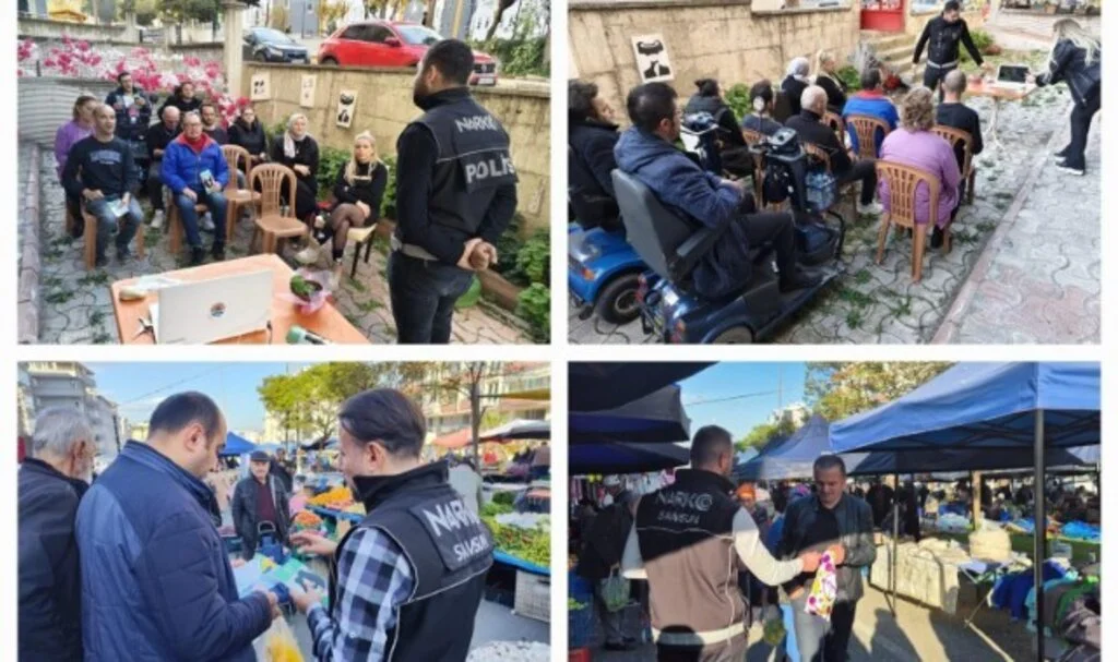 Samsun Emniyetinden Narkotik Farkındalık Etkinlikleri: 2162 Kişiye Ulaşıldı