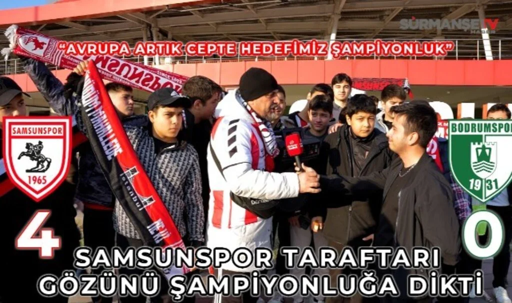 Samsunspor Taraftarları Şampiyonluk Hayali Kuruyor!