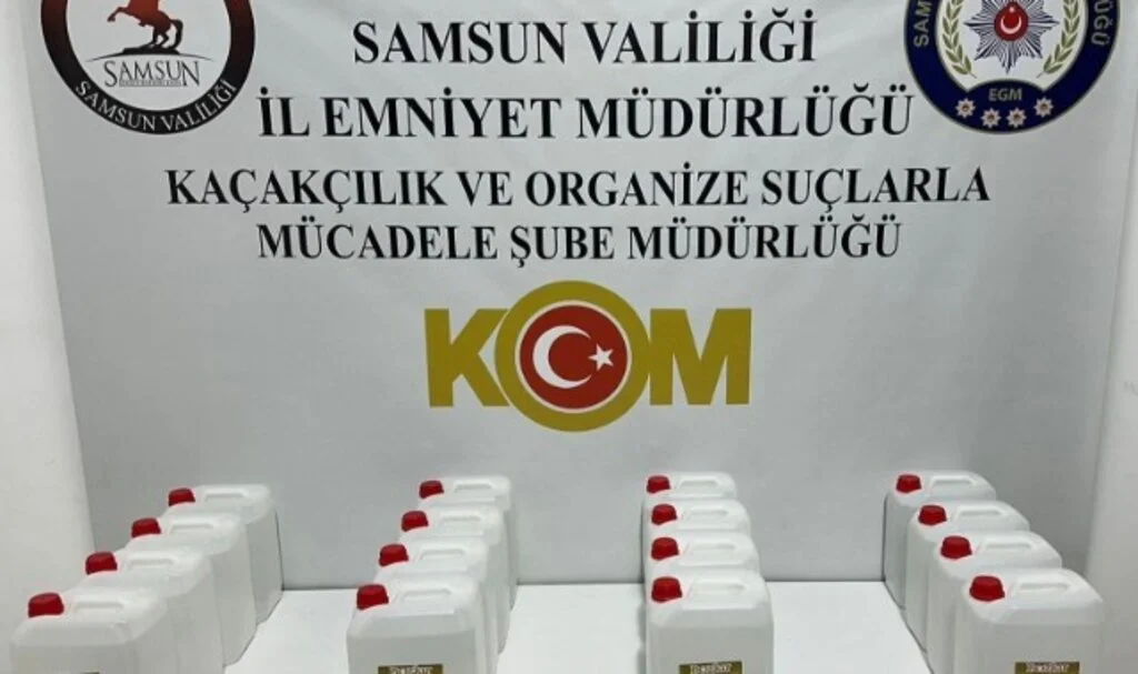 Yılbaşı Öncesi Etil Alkol Operasyonu: 80 Litre Etil Alkol Ele Geçirildi