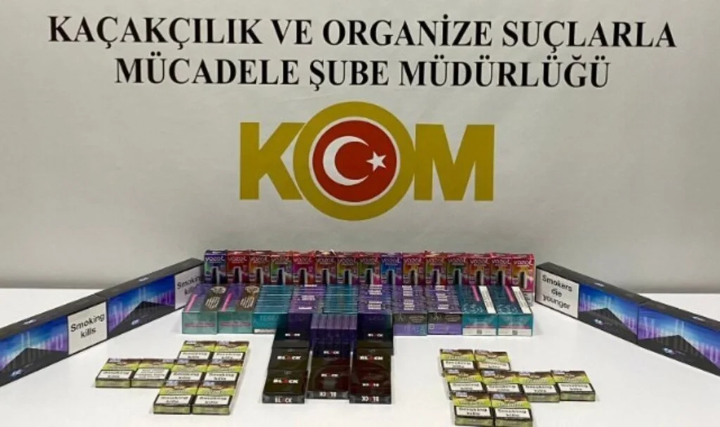 Atakum’da Kaçak Sigara ve Elektronik Sigara Operasyonu