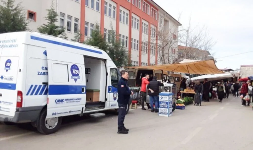 Canik’te 3673 Noktada Denetim 