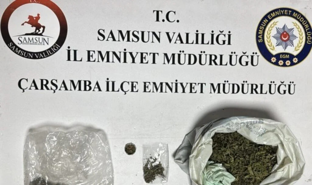 Çarşamba’da Uyuşturucu Operasyonu: 125 Gram Sentetik Cannabinoid Ele Geçirildi
