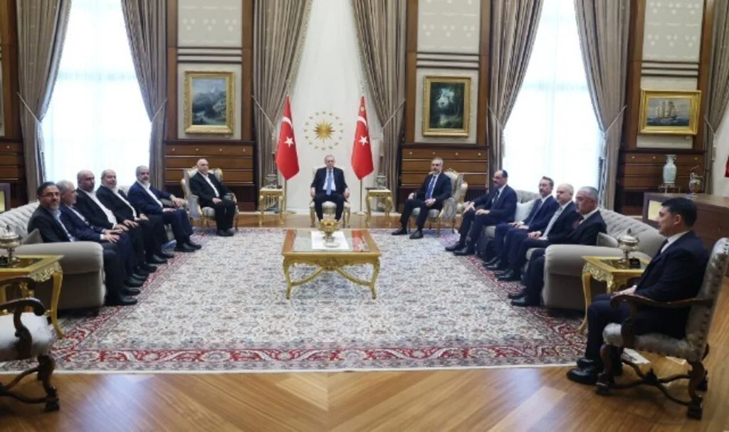 Cumhurbaşkanı Erdoğan, Hamas Heyetini Ankara'da Ağırladı