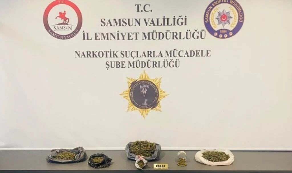 İlkadım’da Narkotik Suçlarla Mücadele Operasyonu: 500 Gram Esrar Ele Geçirildi