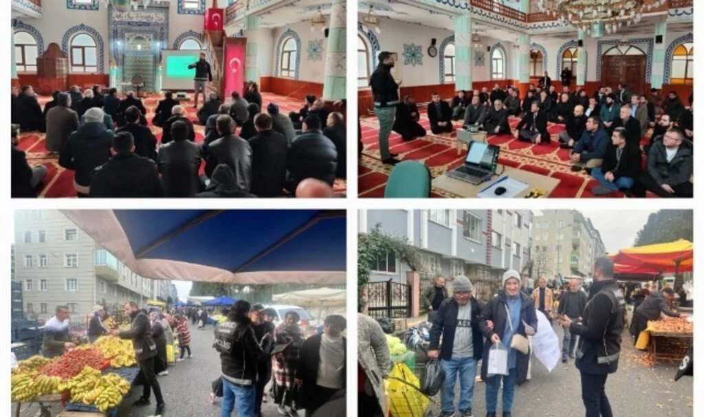 Samsun'da Narko-Yetişkin ve Narko-Nokta Faaliyetleriyle 2.123 Kişi Bilgilendirildi